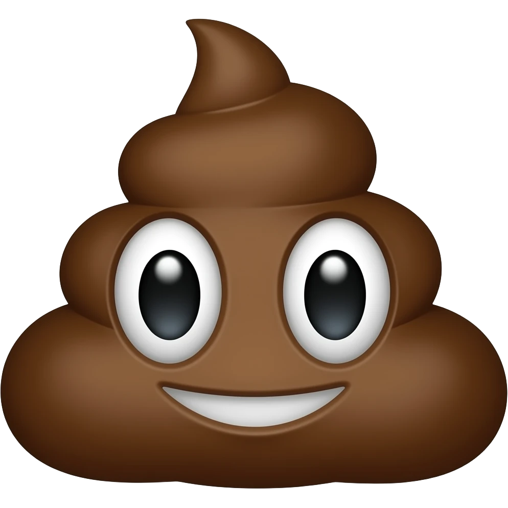 A poop oi oi  Baka emoji