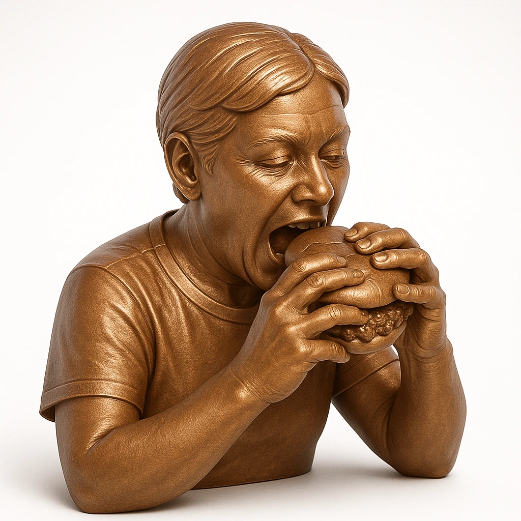 person eating sloppy joe emoji