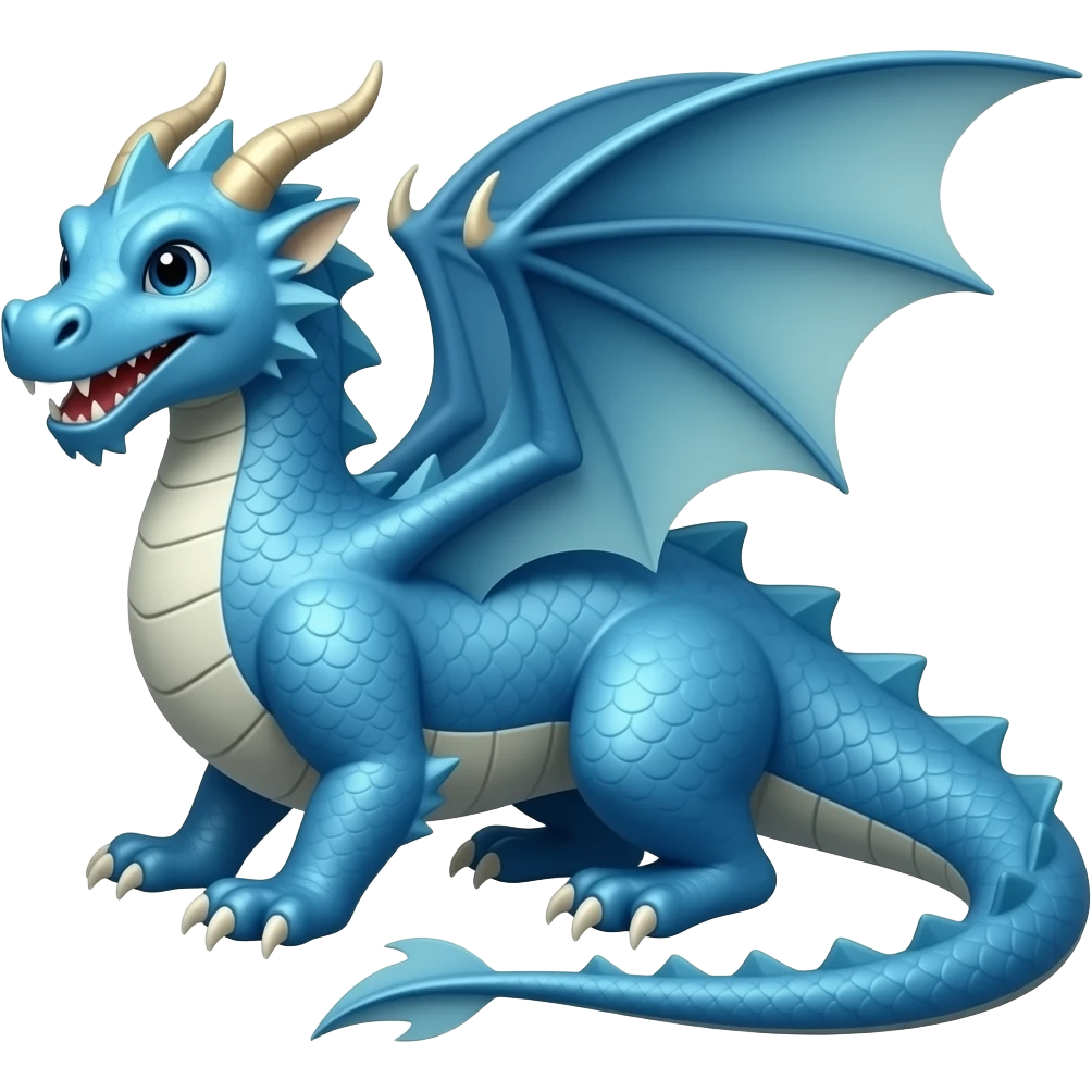 Dragon bleu emoji