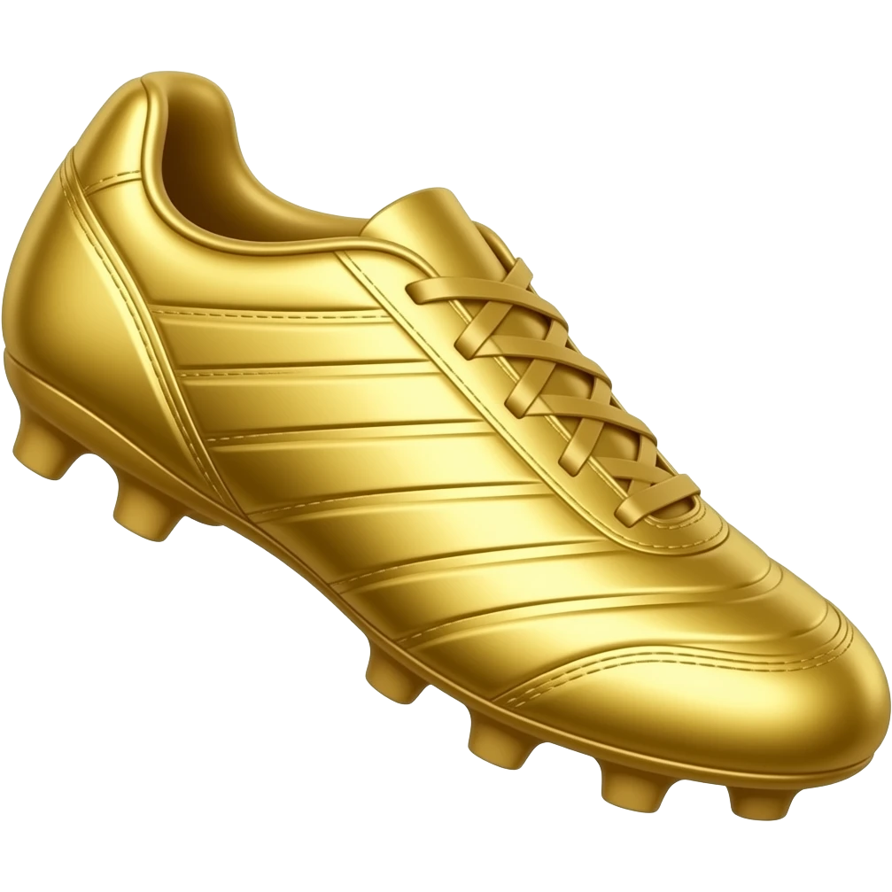 Fasa um emoji de uma chuteira de ouro emoji