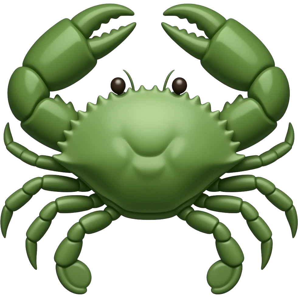 green crab emoji