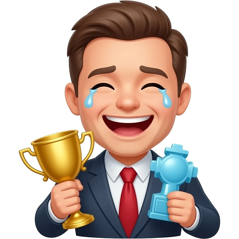 laughing emoji dying laughing giving a award for being dramatic emoji