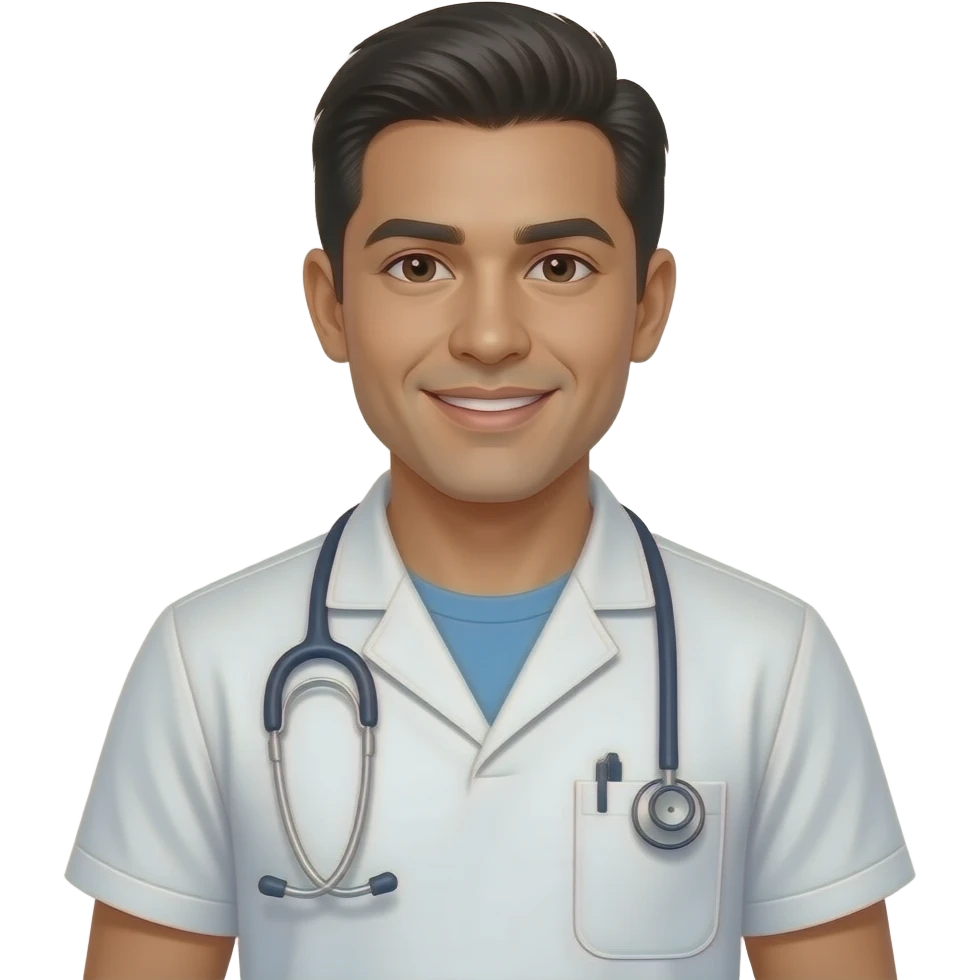 nurse hispanic man emoji