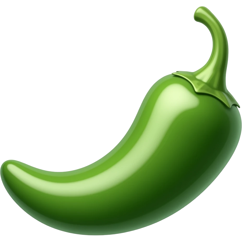 Horny jalapeño emoji