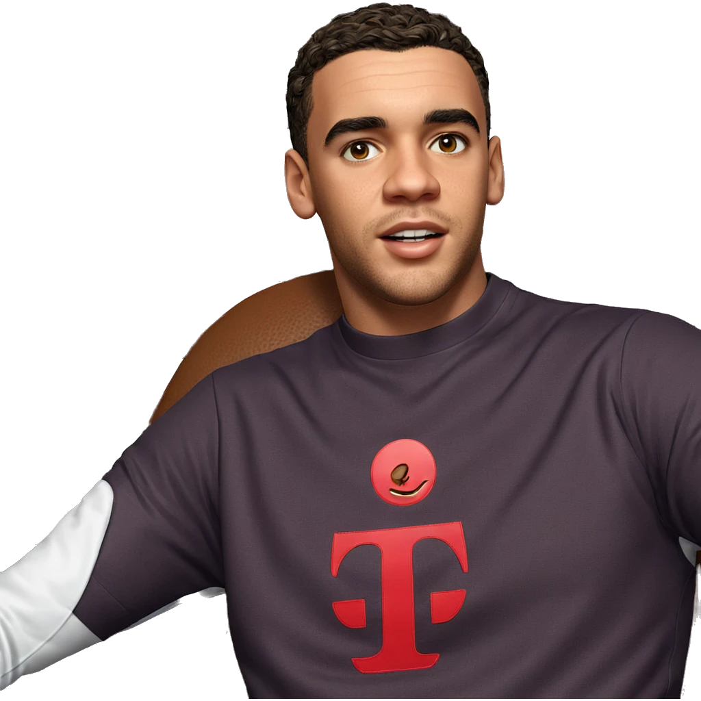 realistic portrait of a male emoji