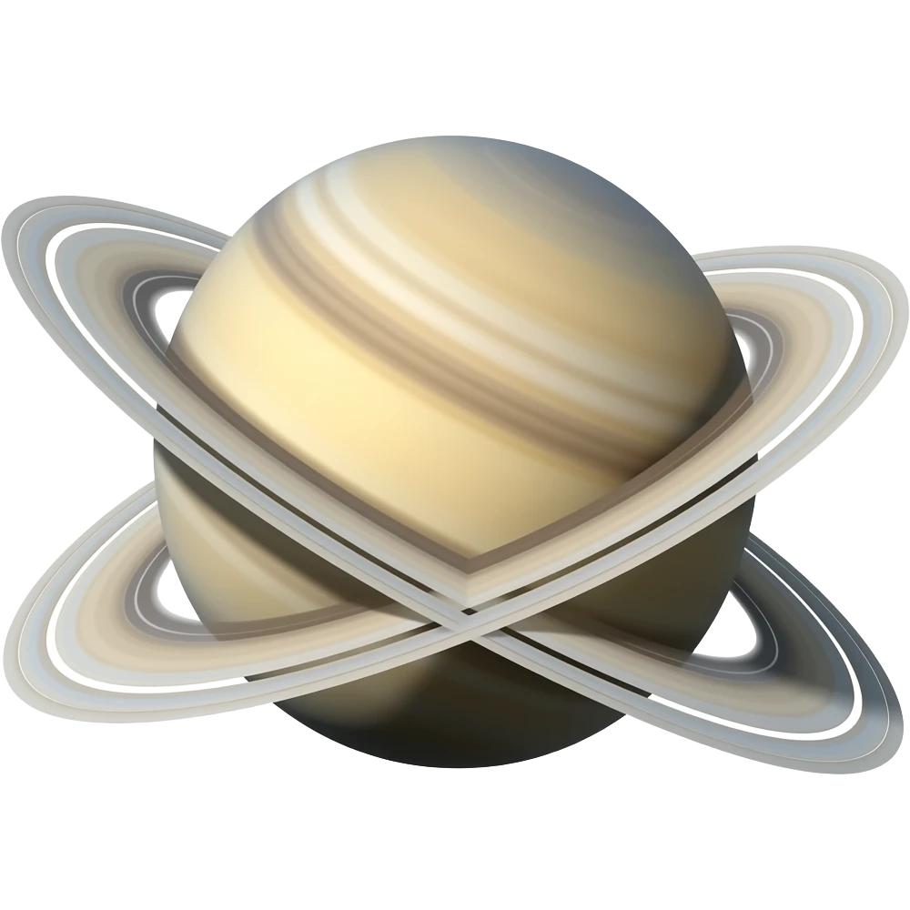 Haumea rings oval dwarf planet without background emoji