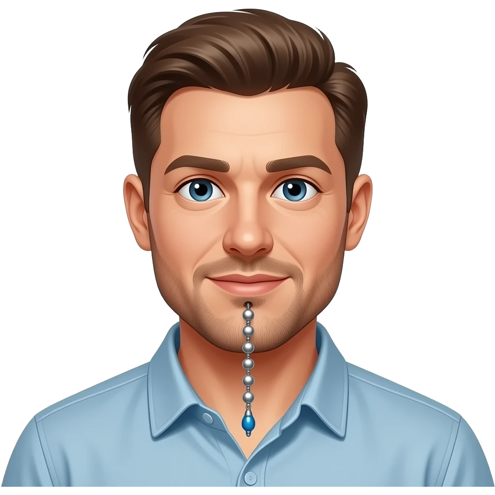 Anal beads coming out of a man’s butthole emoji