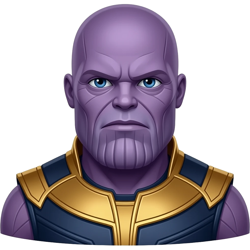 realistic Thanos emoji