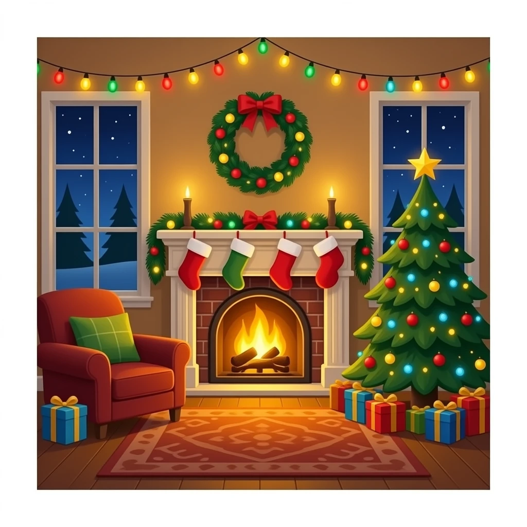 December holiday vibes emoji