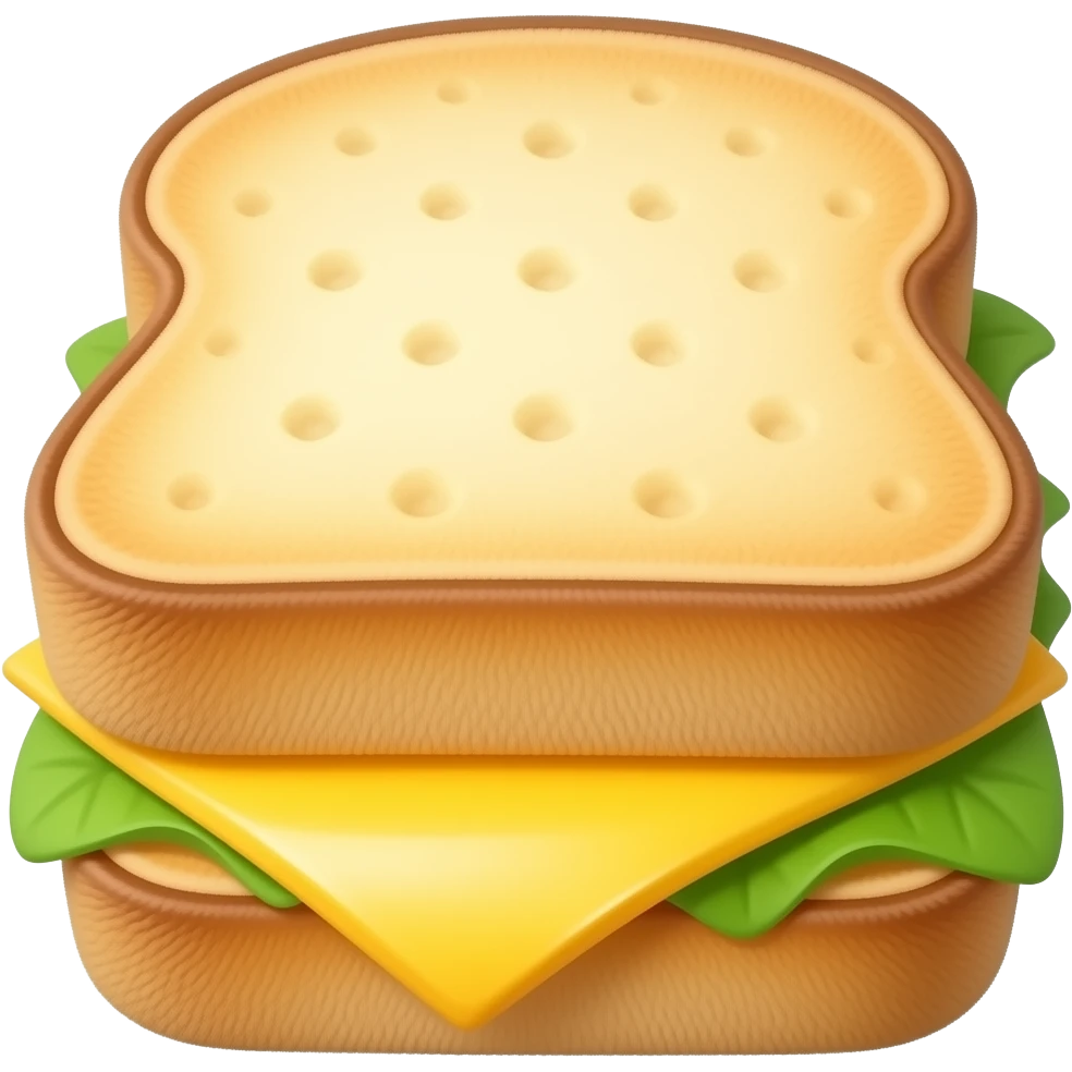 toy grilled cheese emoji