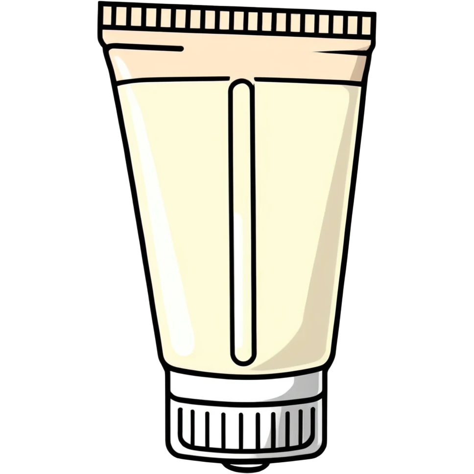ointment tube cream white emoji