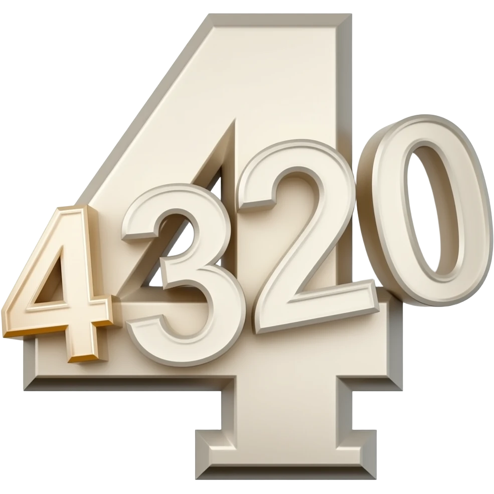 numberblocks 4320 emoji