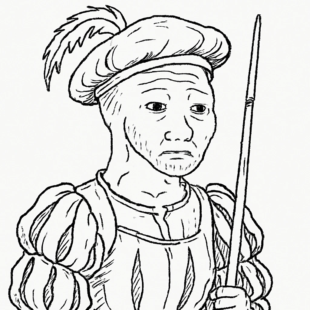 Landsknecht sad in the distance emoji