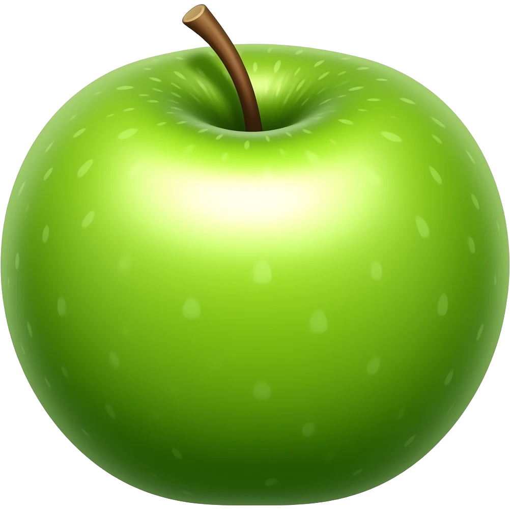 green apple emoji