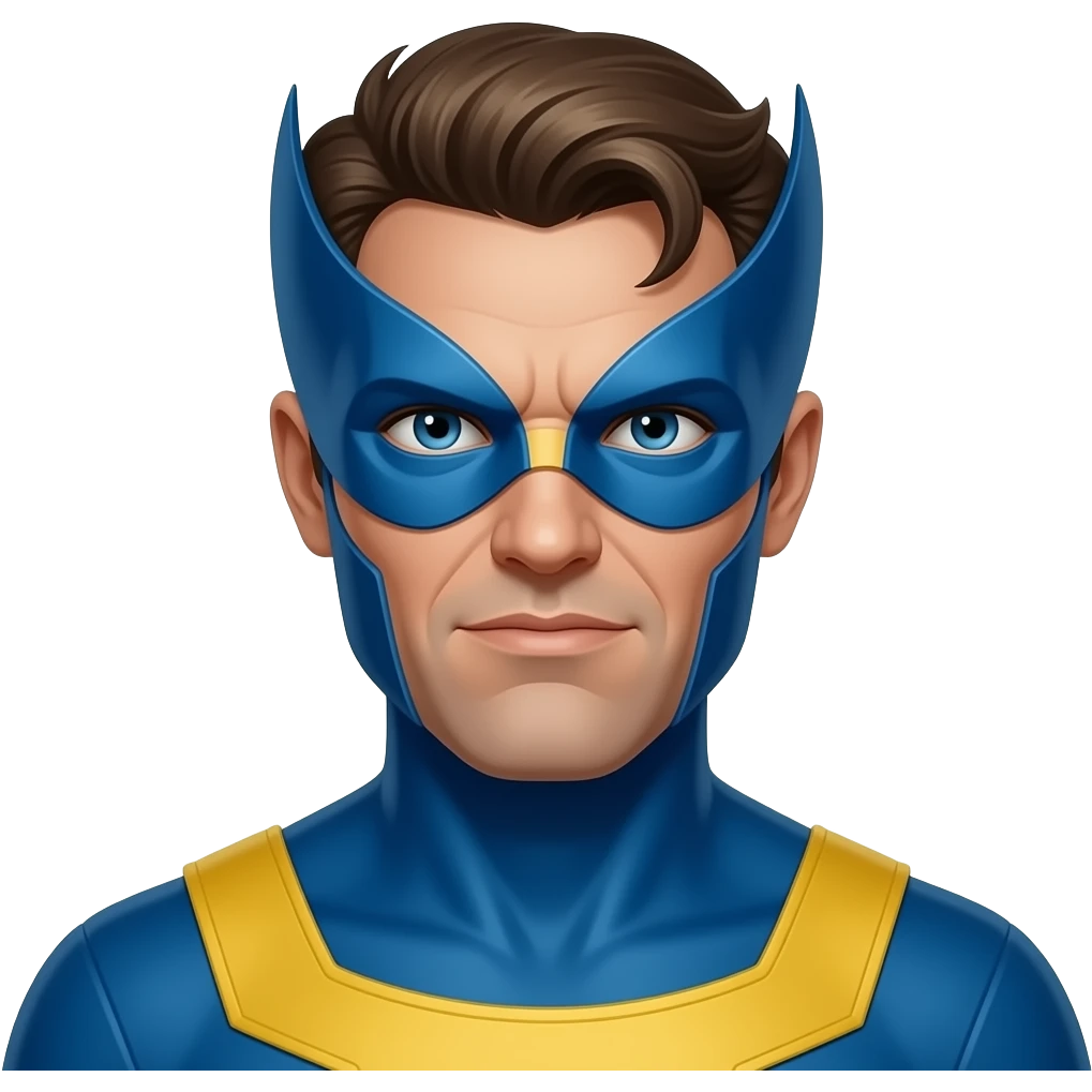 scott summers from x men with iconic visor emoji