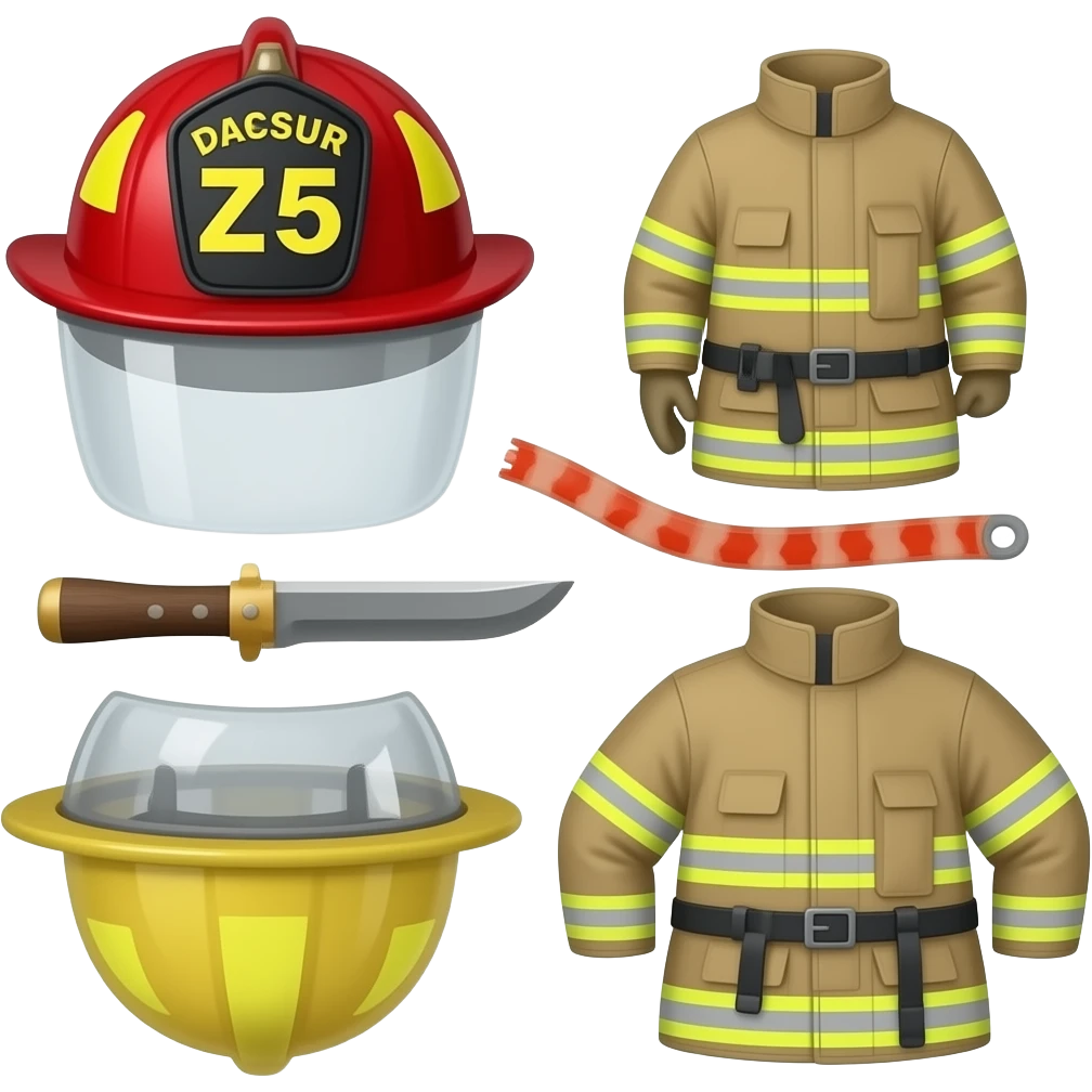 Firefighter Items emoji