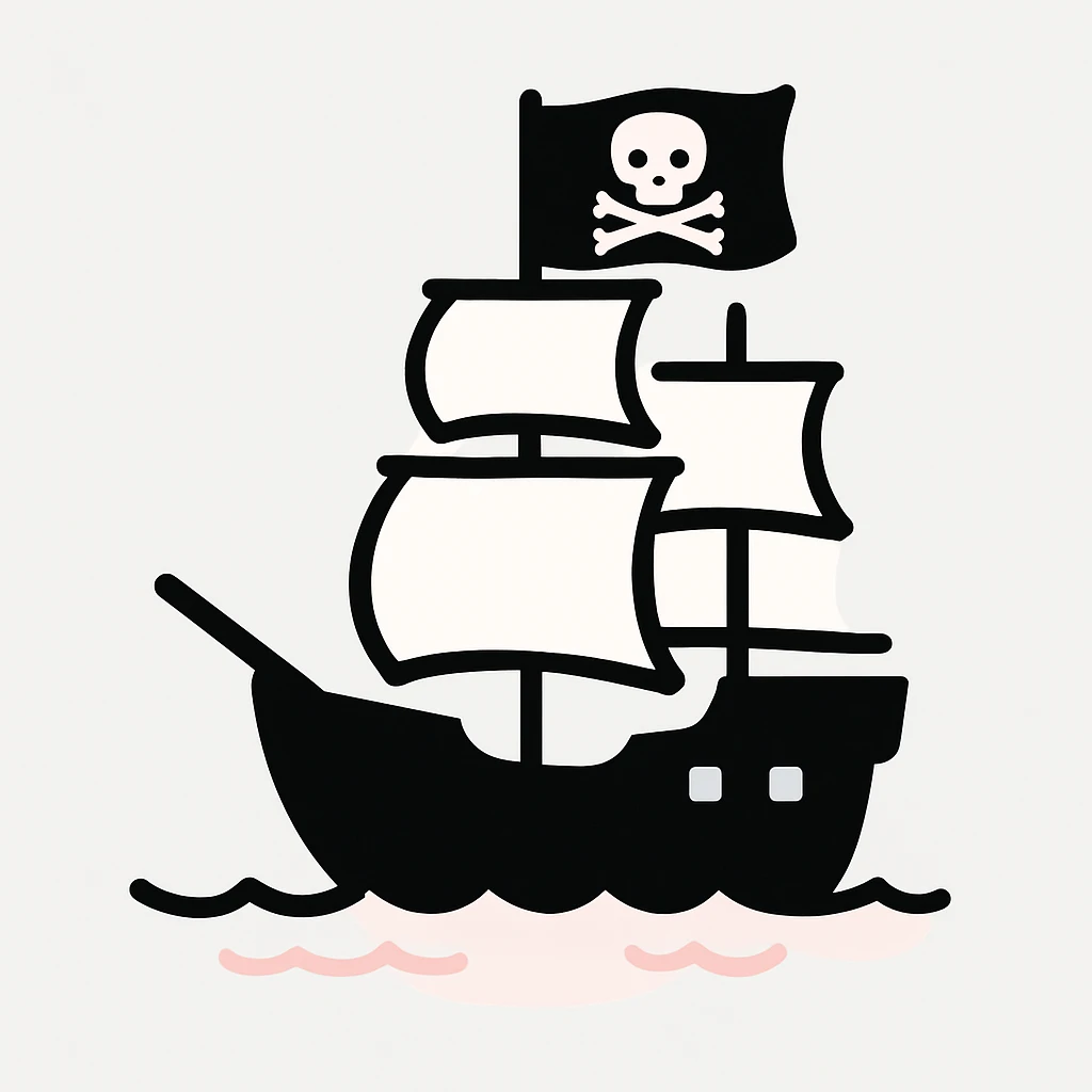 pirate ship emoji