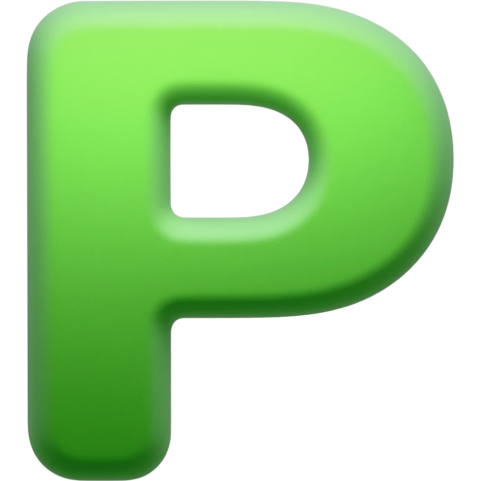 Green P emoji
