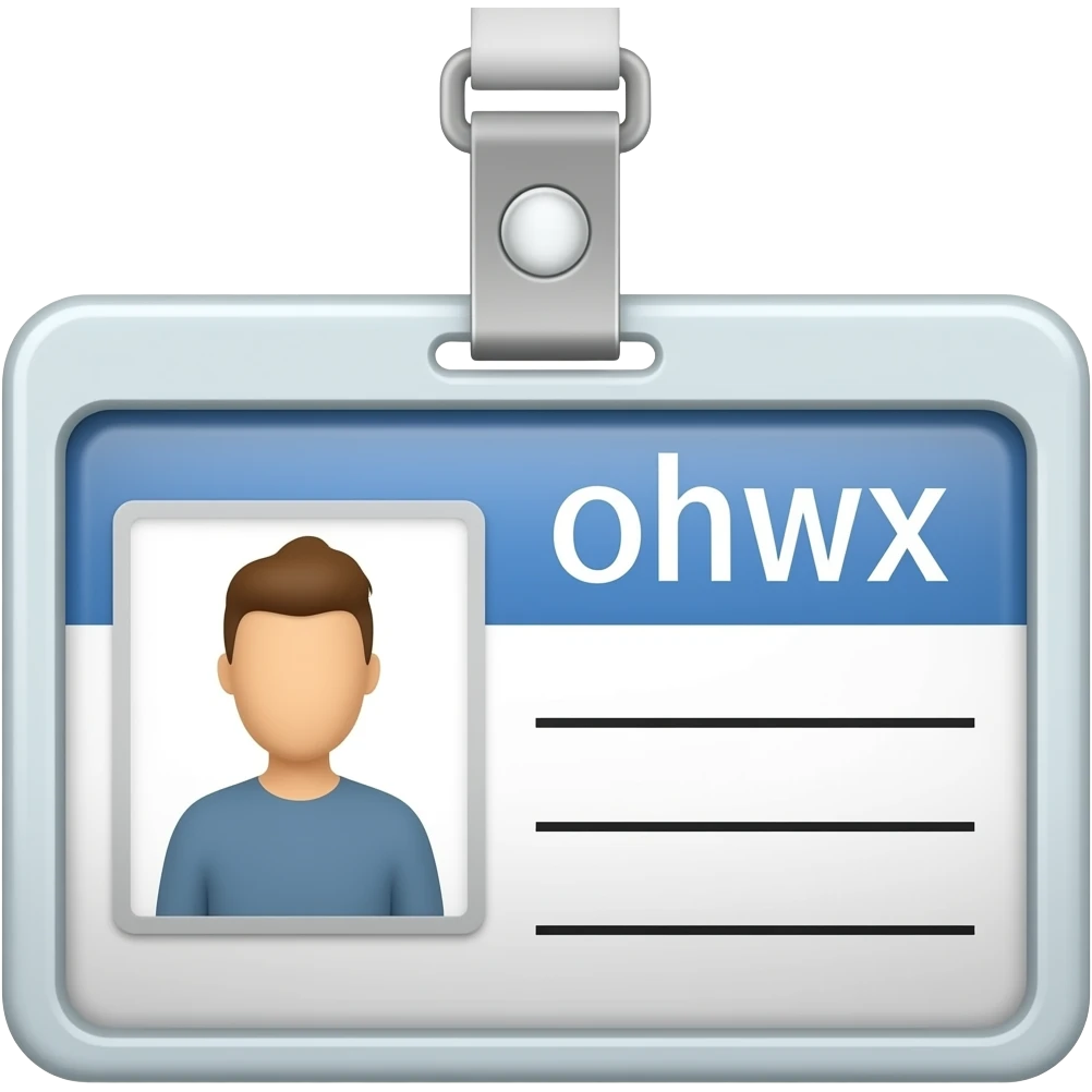 identification badge emoji