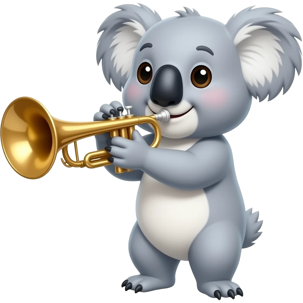 Trombone koala emoji
