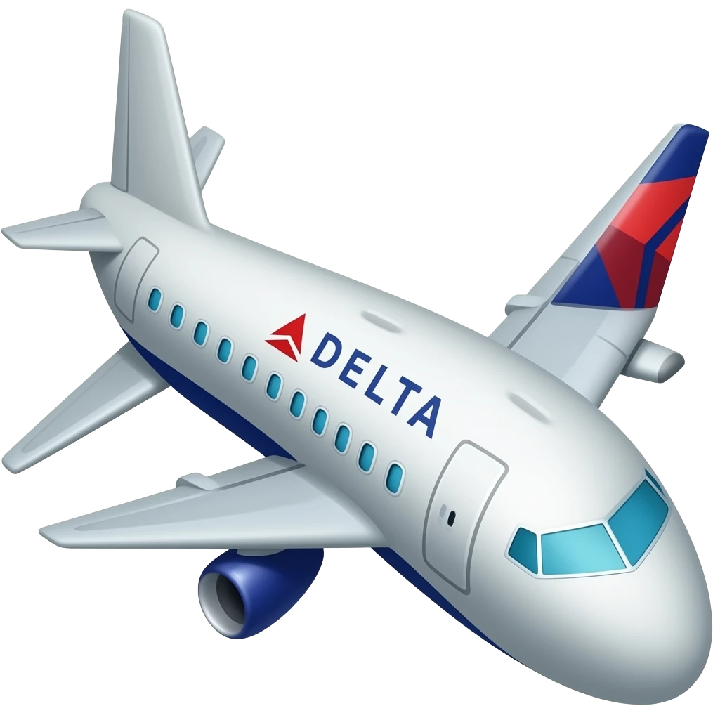 Delta Plane emoji