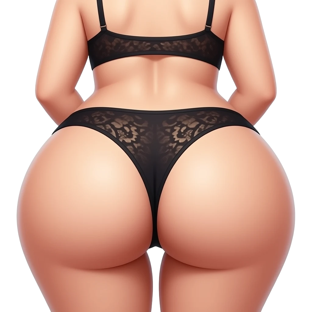 Very very very veeery big butt cheeks emoji