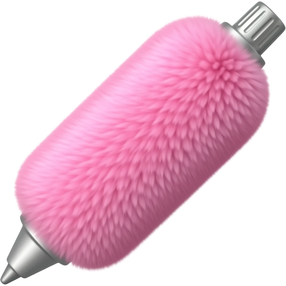 fluffy pink pen emoji