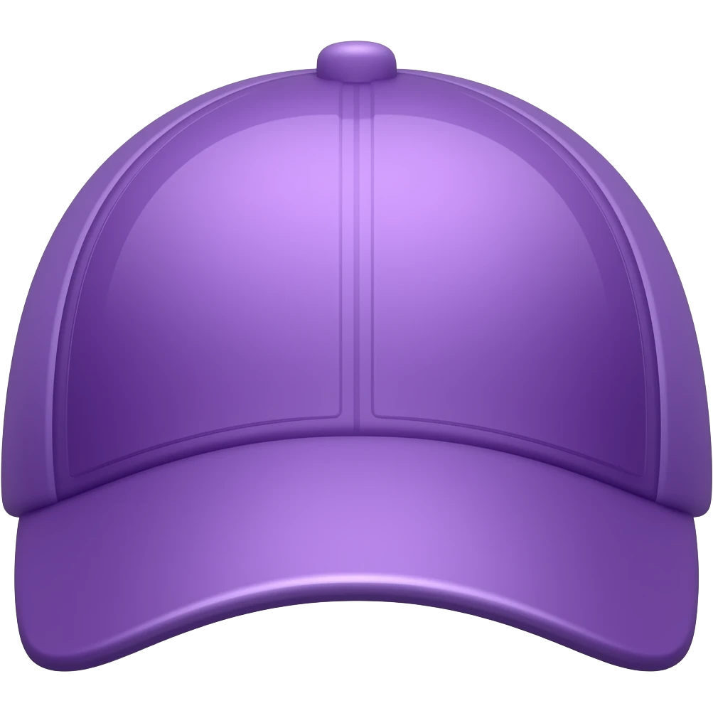purple cap emoji