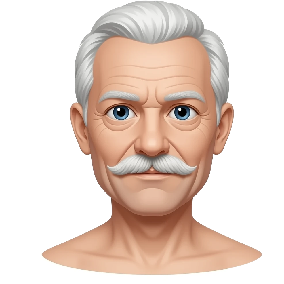 Naked old man with only socks on emoji
