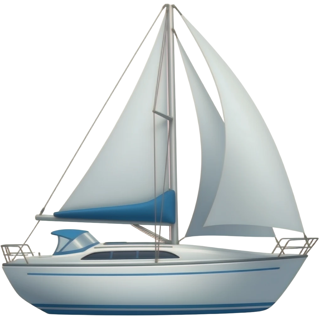 Yatch (without background) emoji