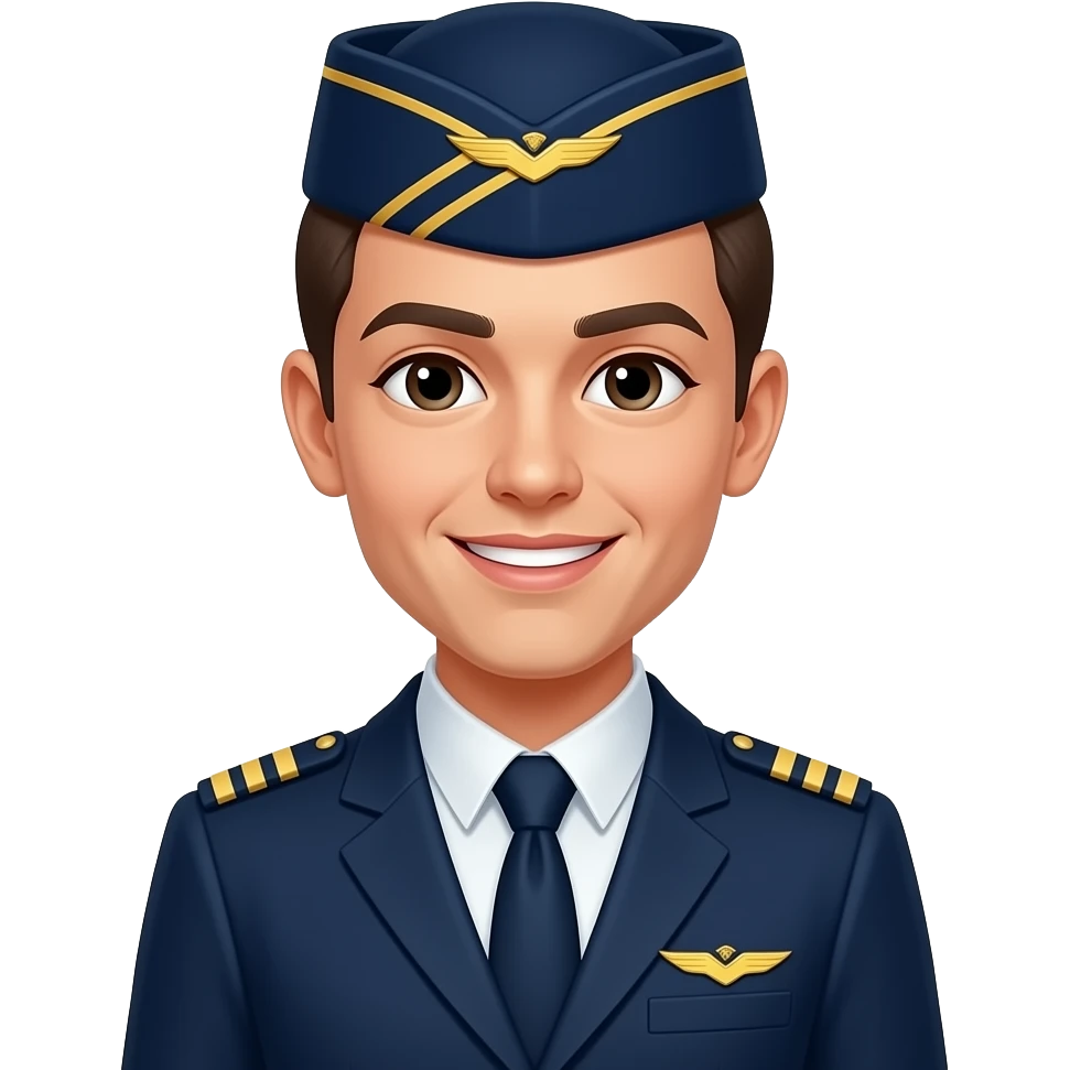 Flight attendant emoji