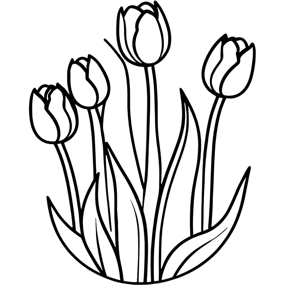 Tulips  emoji