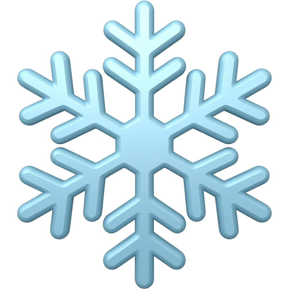 Snowflake emoji