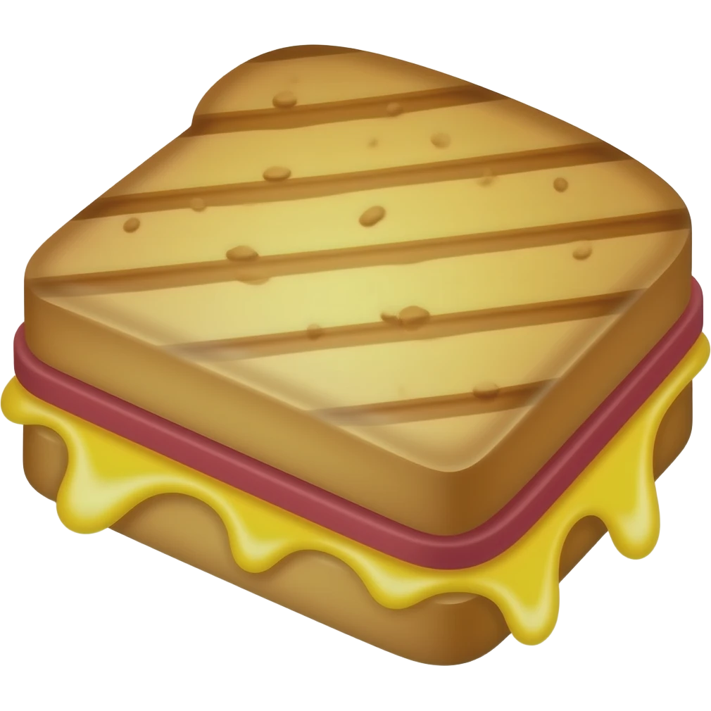 grilled cheese melt sandwich emoji