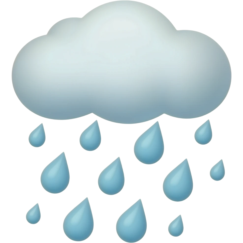 rain emoji