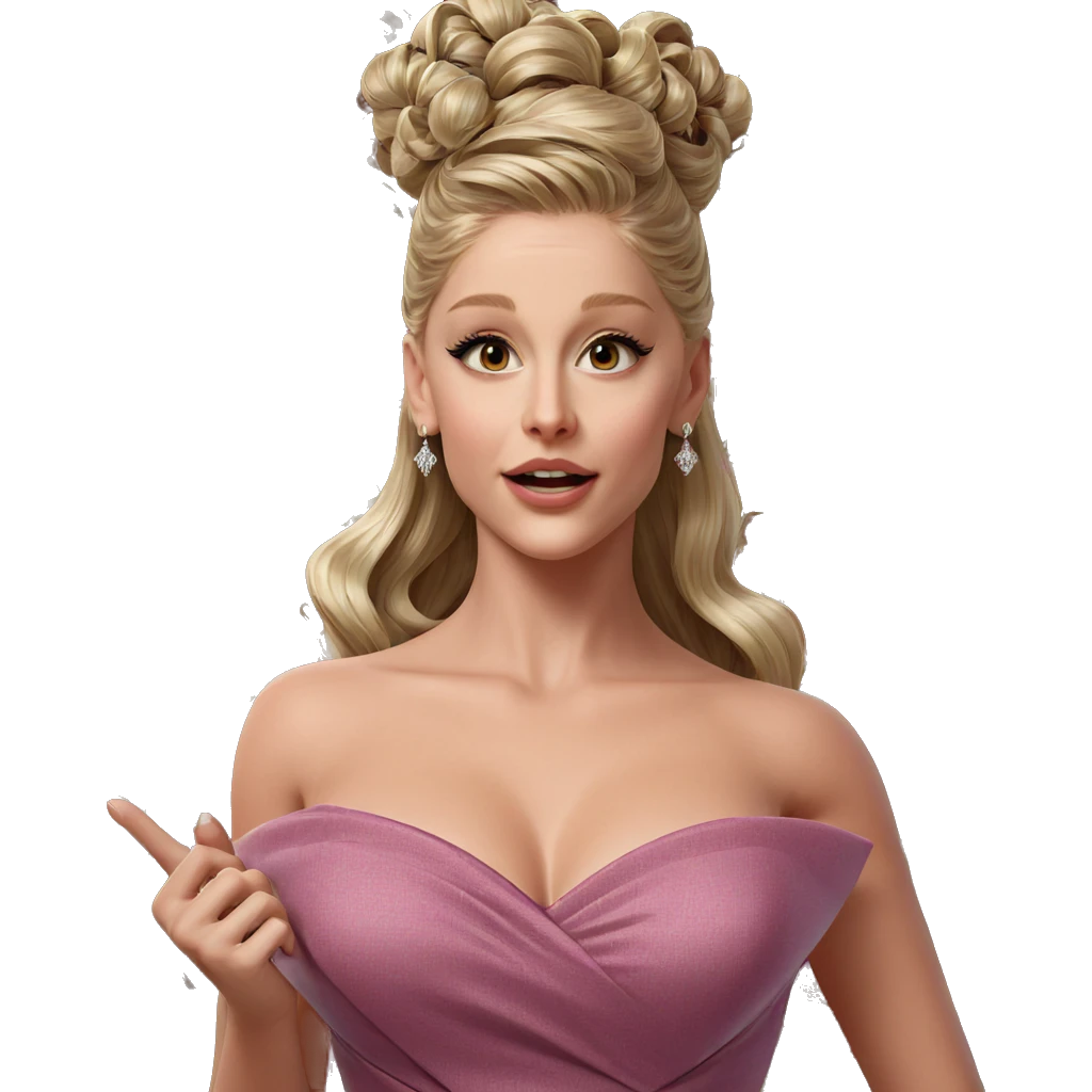 blonde girl in elegant dress emoji
