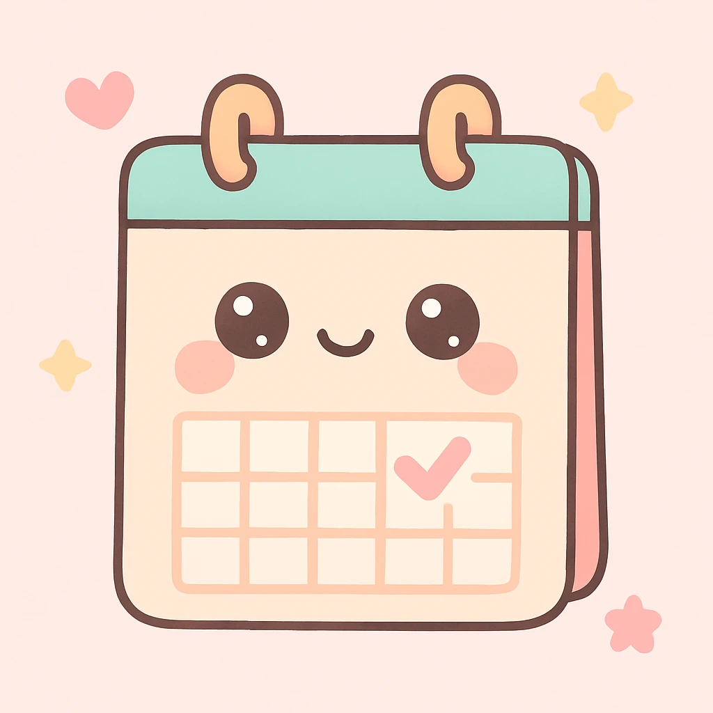 Schedule clear emoji