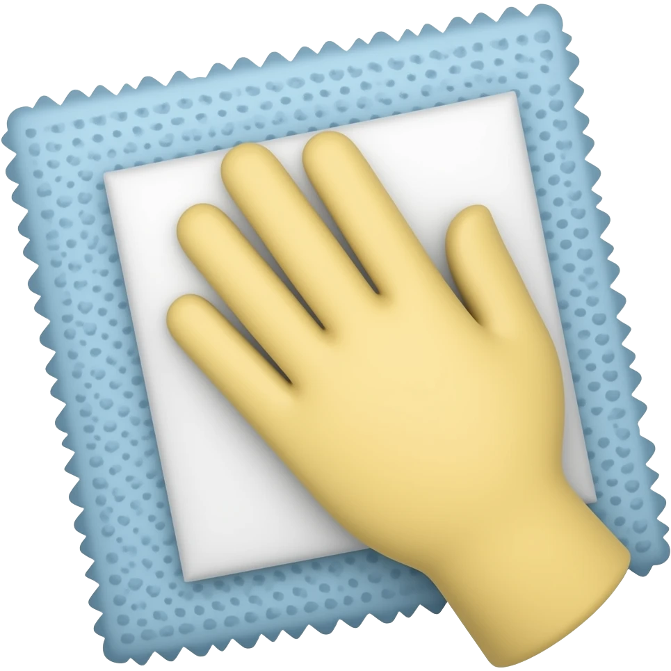 cleaning cloth for floor emoji