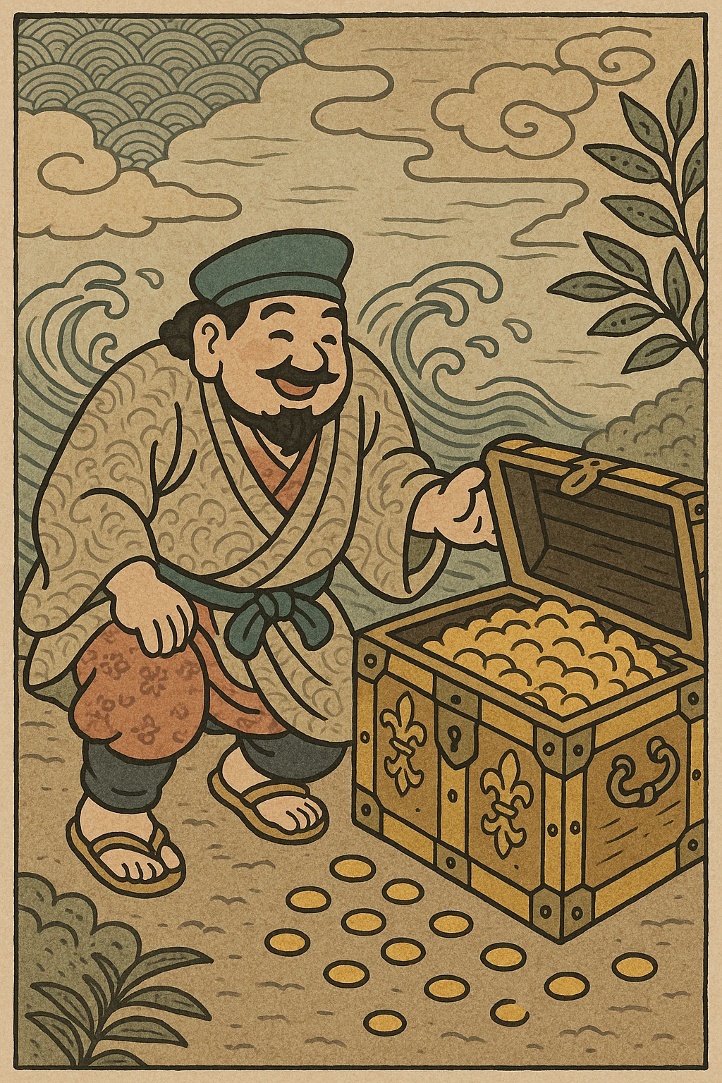 medieval gold chest emoji