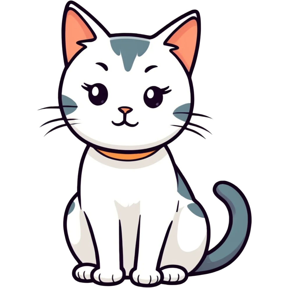 Woman as a cat emoji
