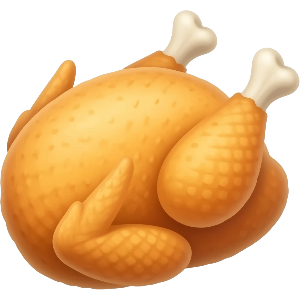 Fried chicken emoji