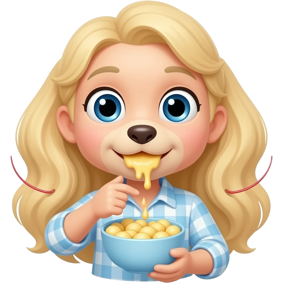 I want to eat you emoji