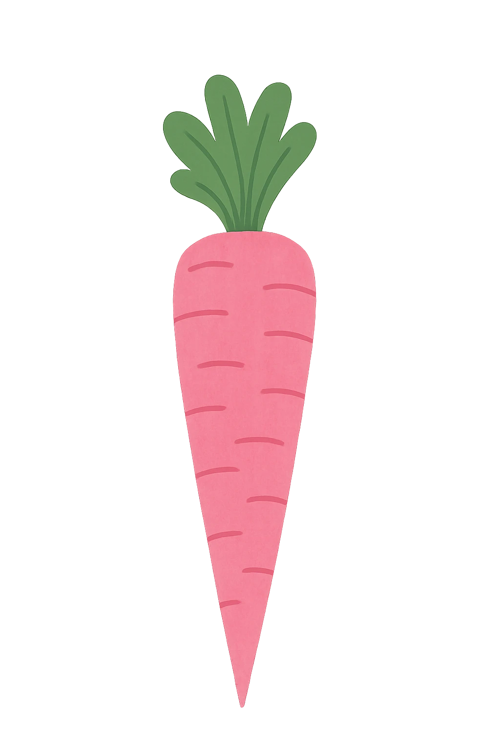 pink carrot, no background emoji