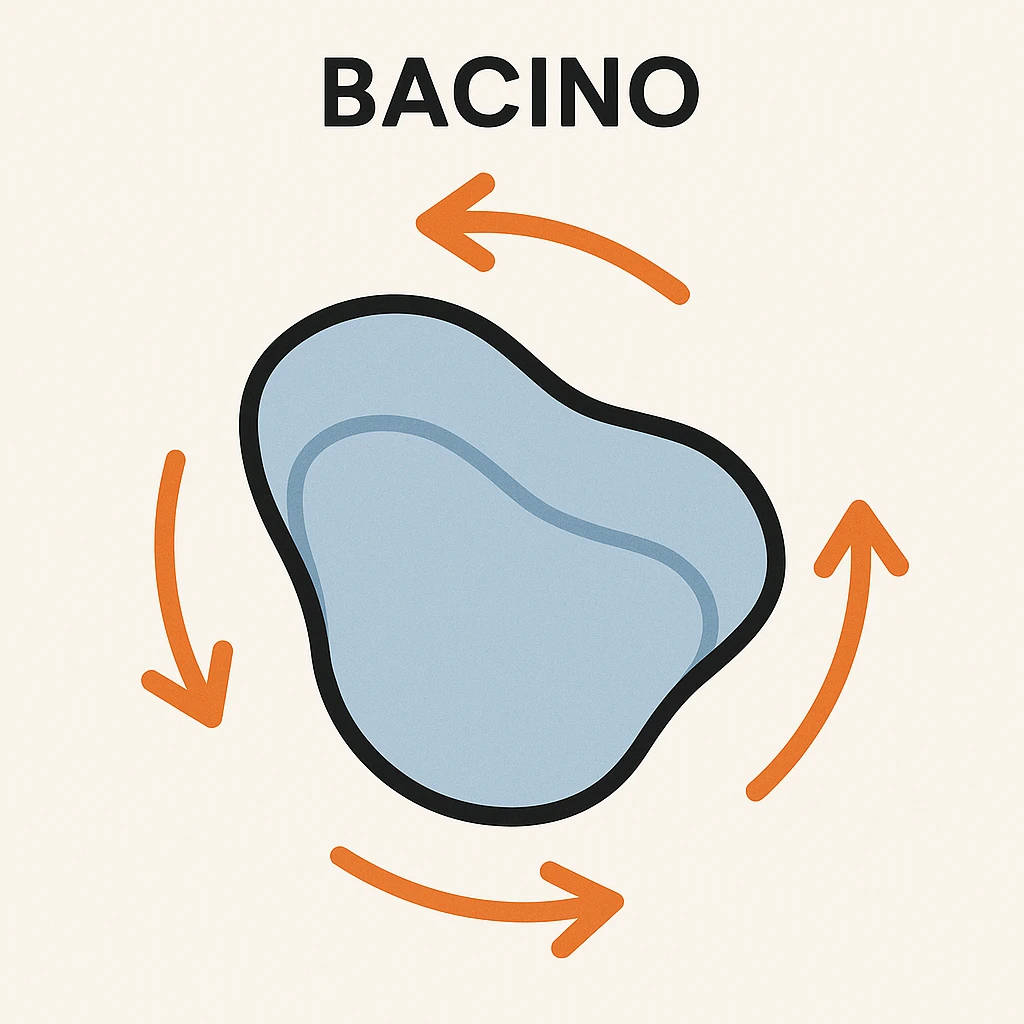 Bacino ruotato in senso orario emoji