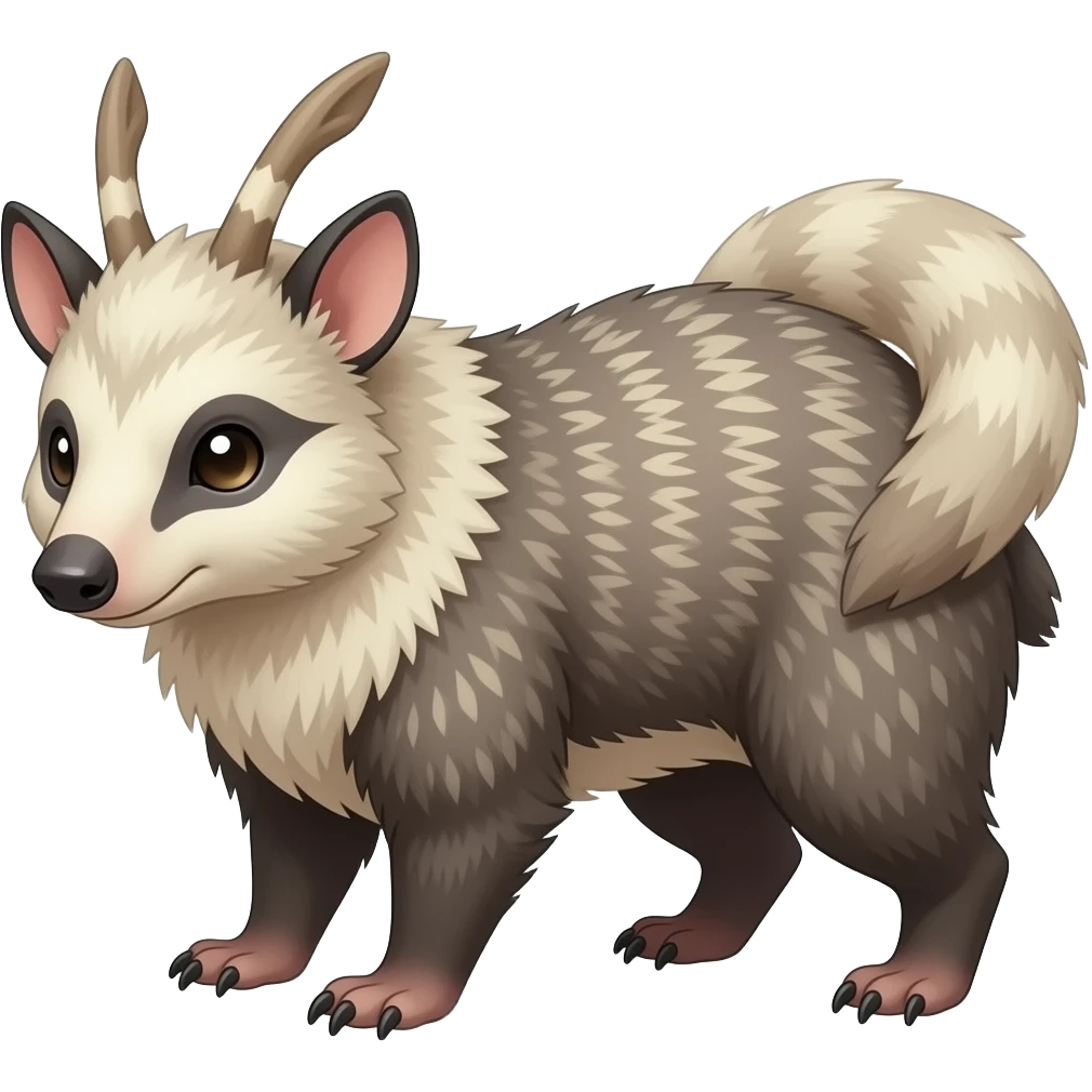 Numbat-Minccino-Munsharna-Munna-creature (full body) emoji