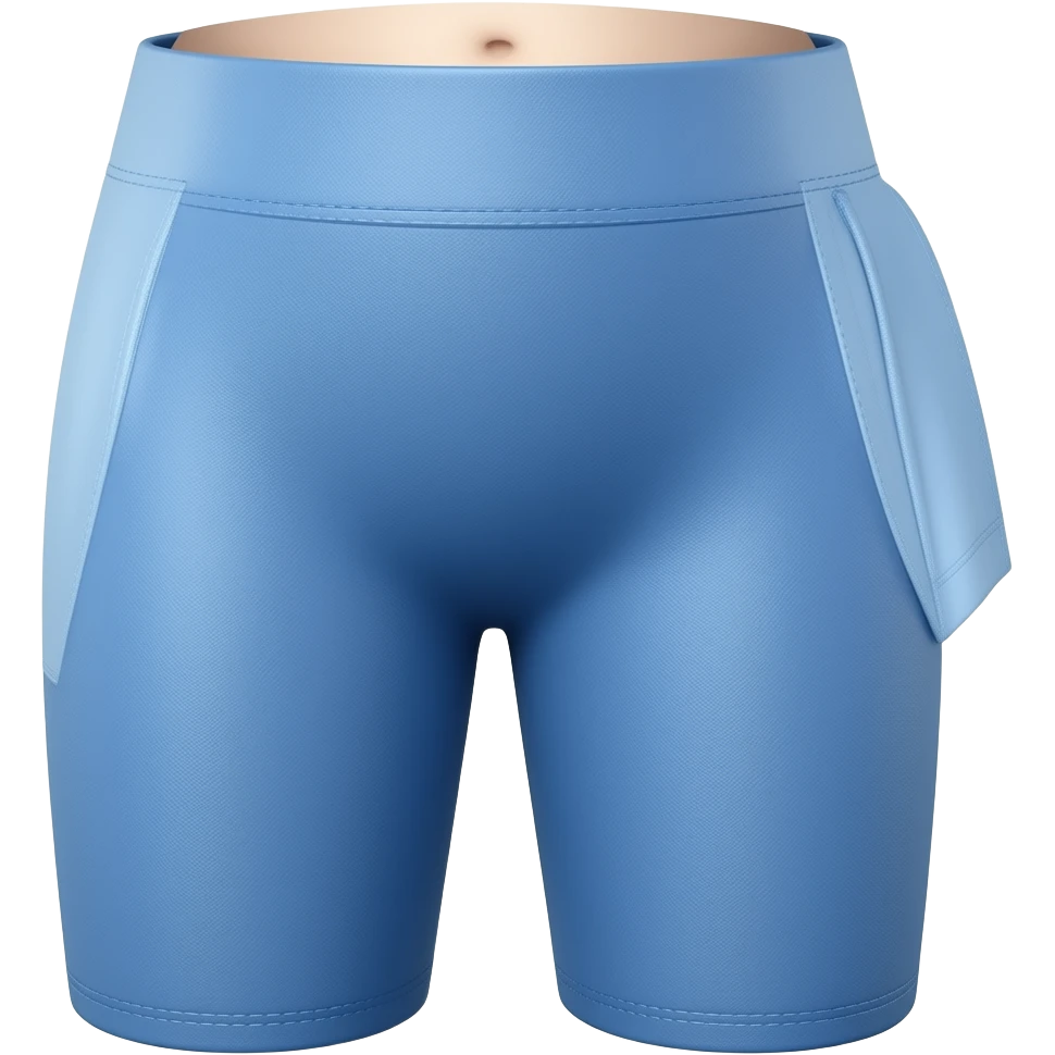 legging bleu 42/44taille faux enceinte emoji