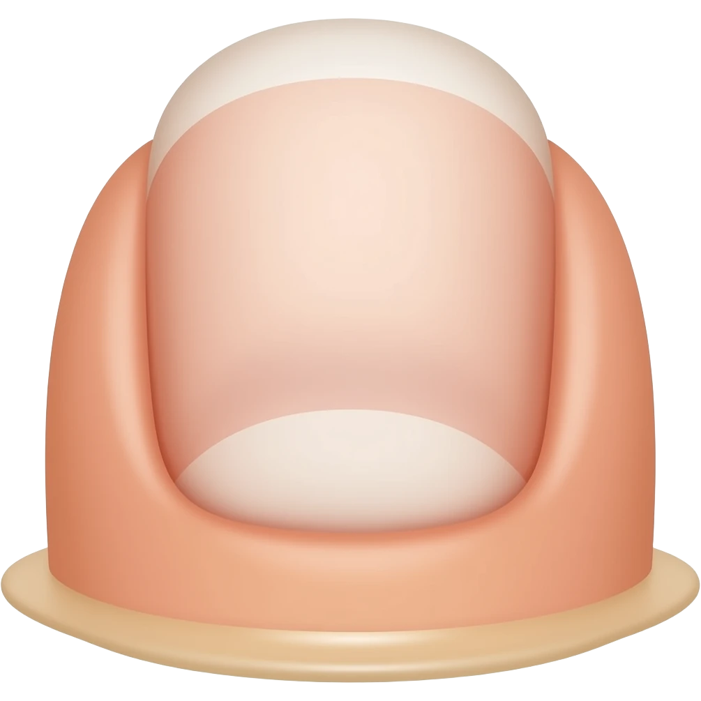 clavo enterrado en un pedazo de piel emoji