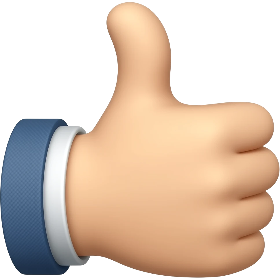 no thumb emoji emoji