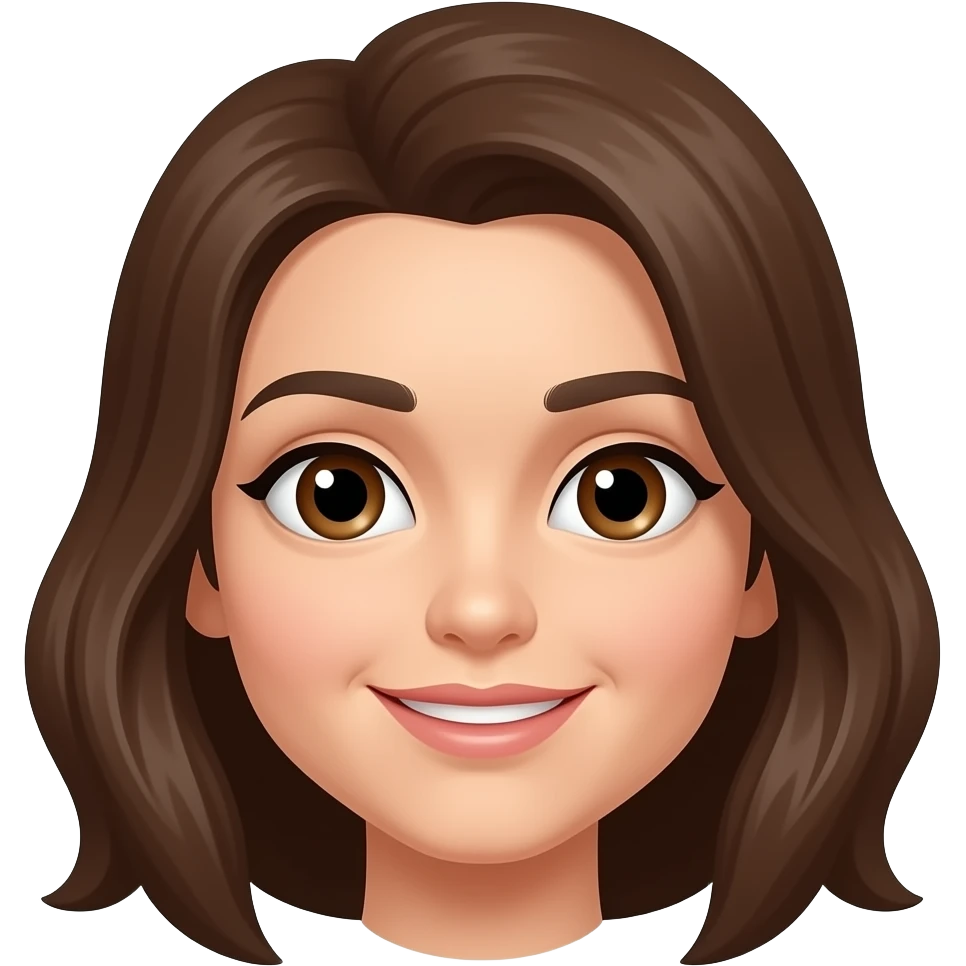 Just a browm eyes emoji