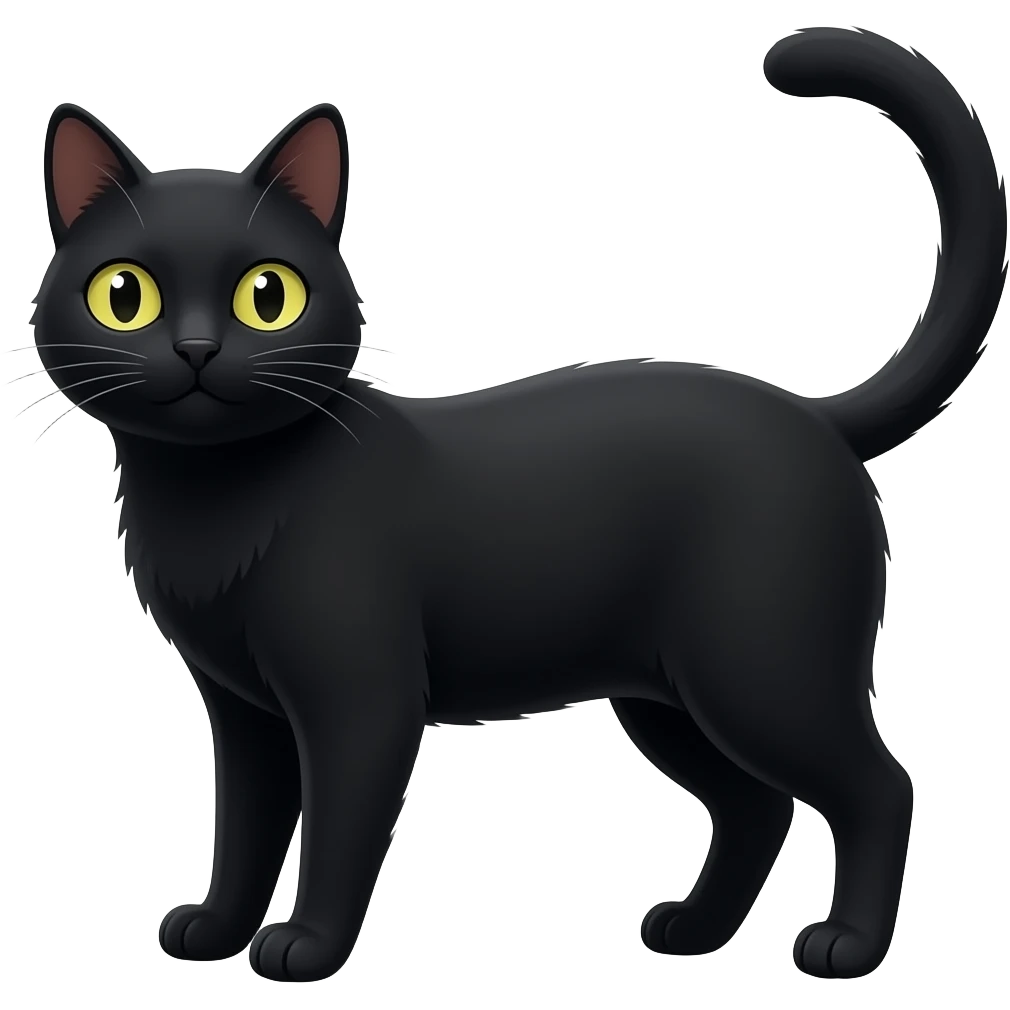 black cat emoji